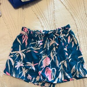 Lilly Pulitzer Teal and Pink Kids Shorts